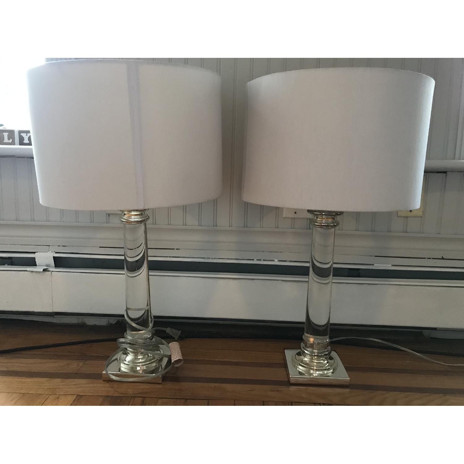 Restoration Hardware Lucite Lamps - image-4