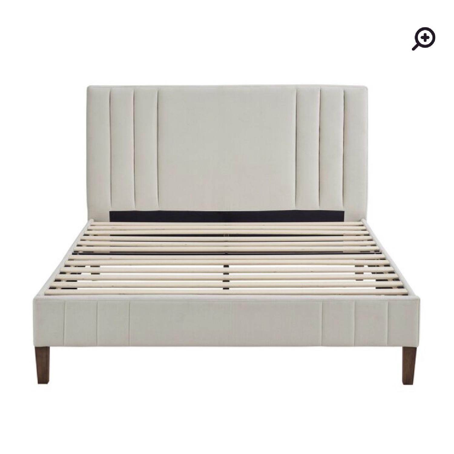 Modern Upholstered Full Size Platform Bed - image-2