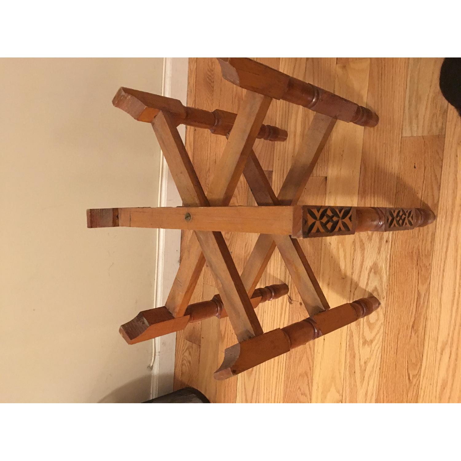 Moroccan Folding Metal Tea Table - image-2