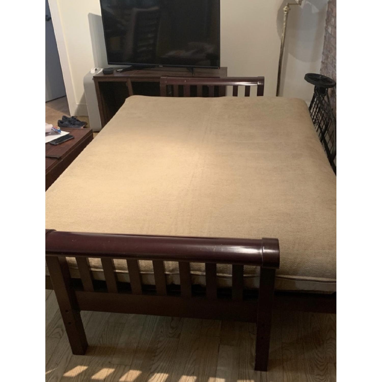 Ikea Wood Frame Futon - image-1