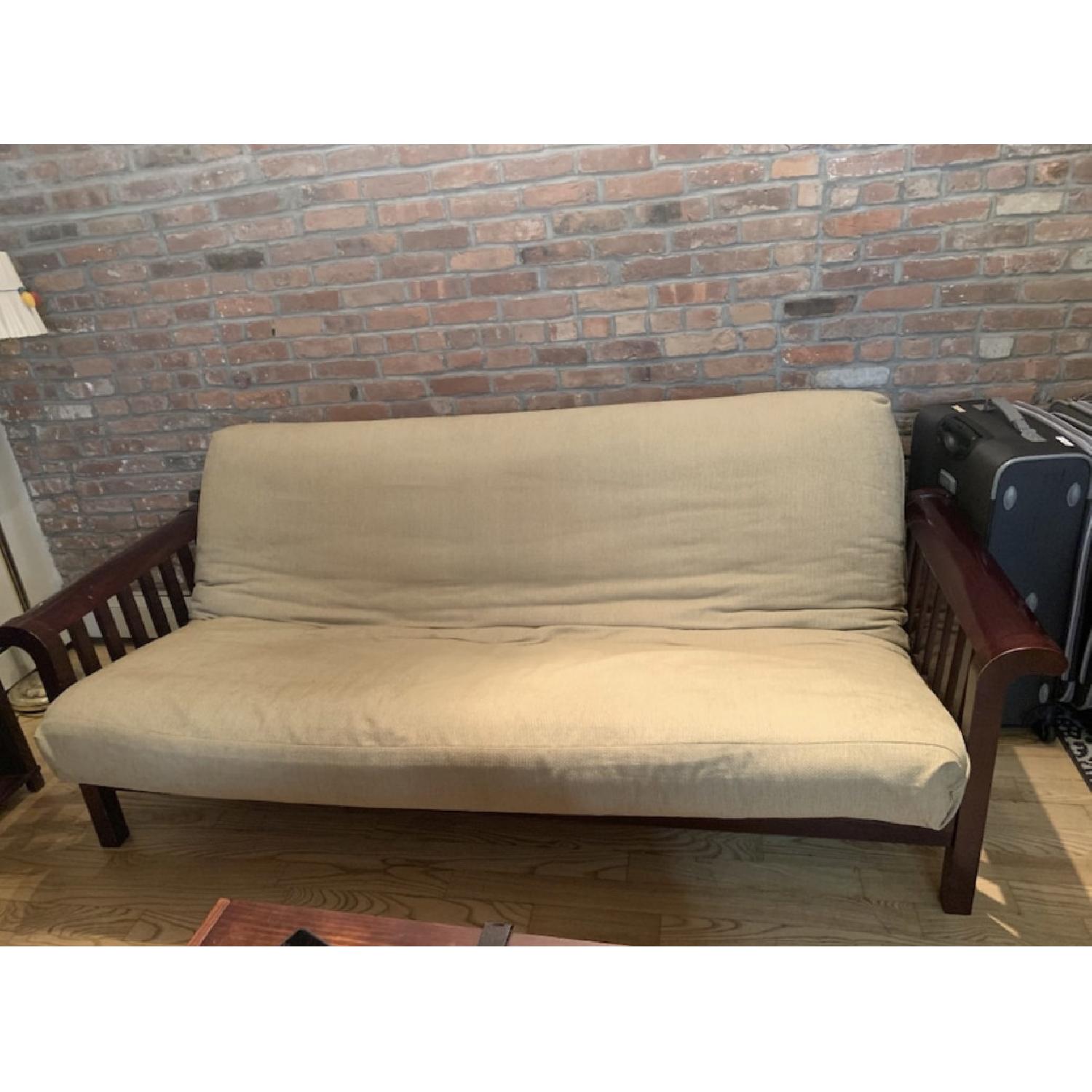Ikea Wood Frame Futon - image-2