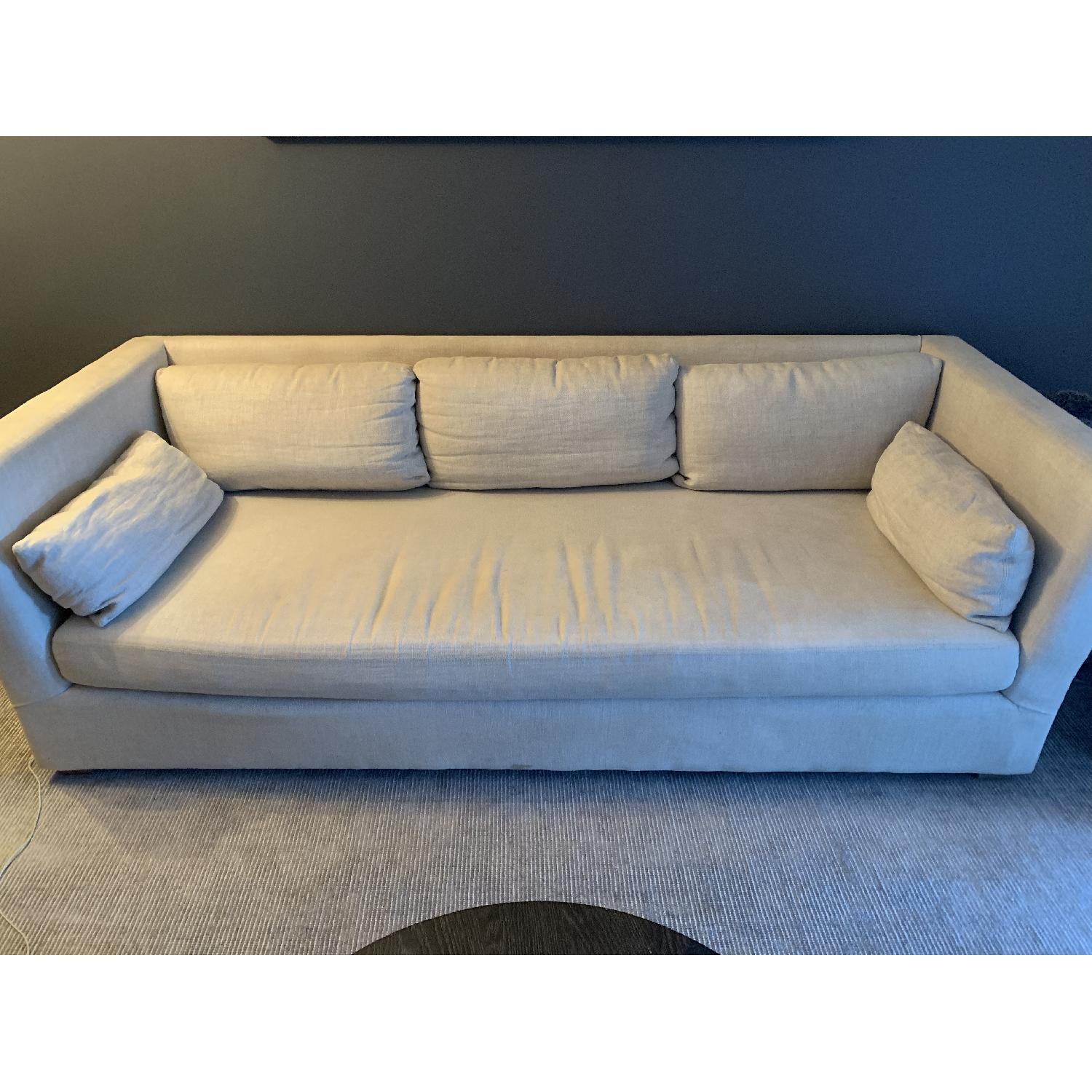 Restoration Hardware Belgian Track Arm Sofa - image-1