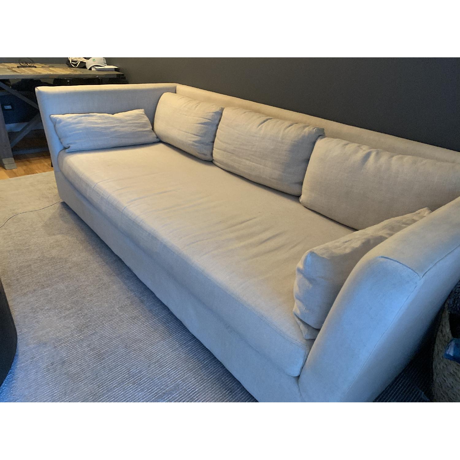 Restoration Hardware Belgian Track Arm Sofa - image-5