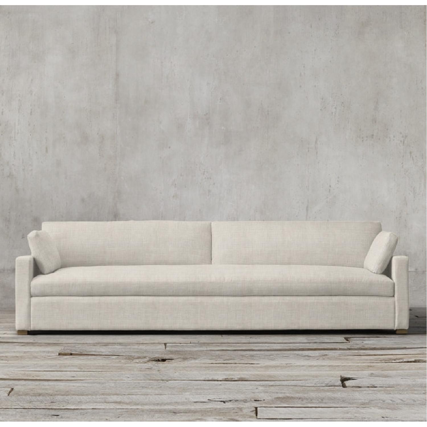 Restoration Hardware Belgian Track Arm Sofa - image-7