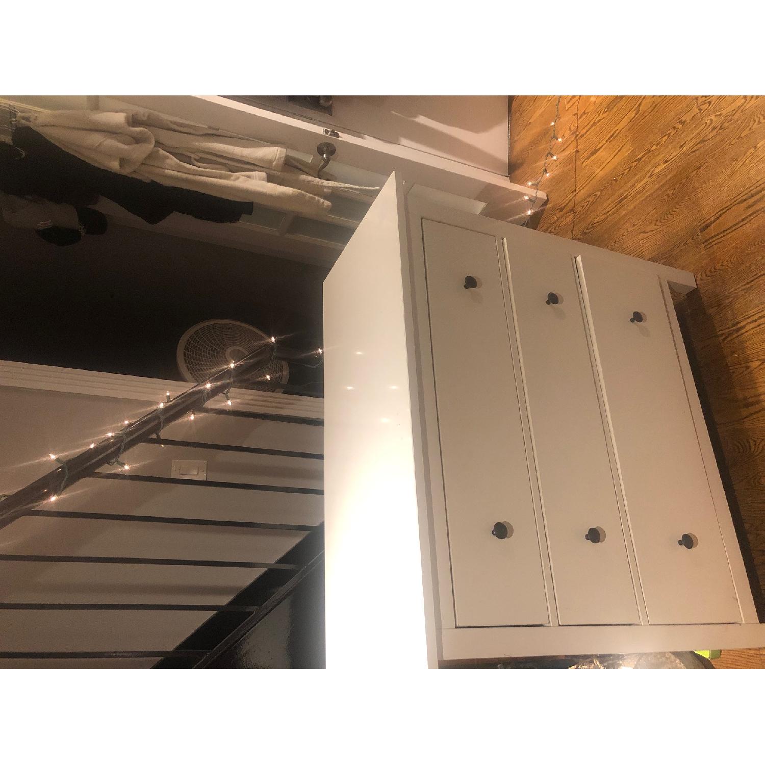 Ikea Hemnes 3 Drawer White Dresser - image-2