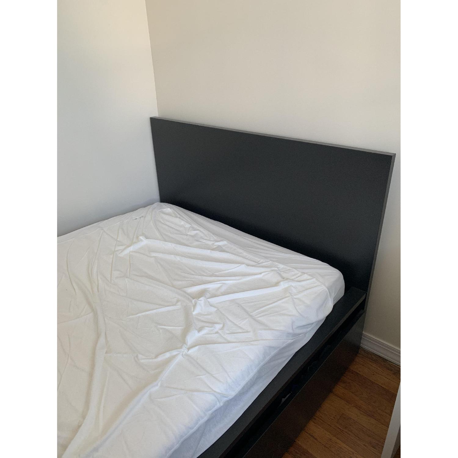 Ikea Malm Full Bed Frame w/ Storage - image-3