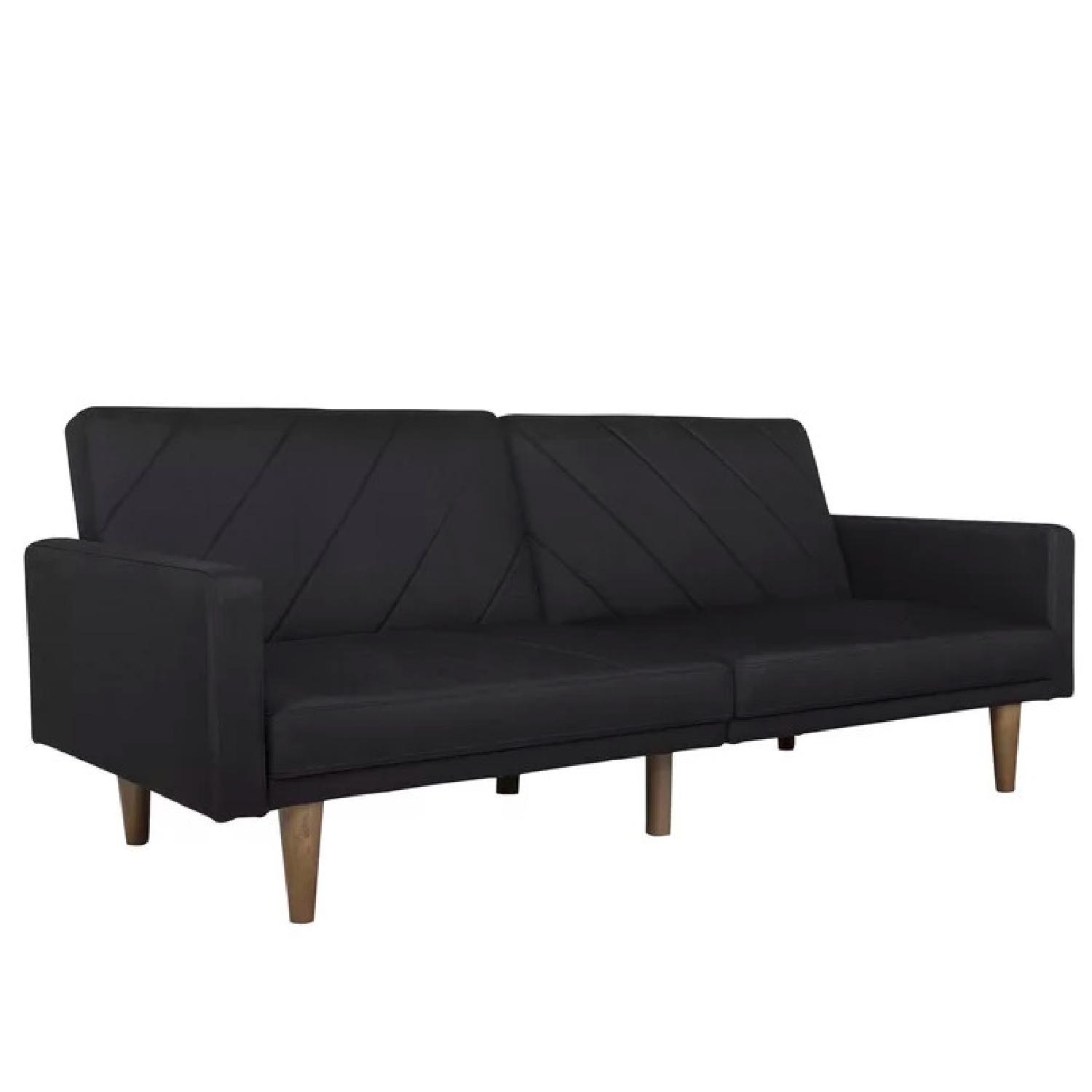 Modern Rustic Interiors Black Austin Twin Convertible Sofa - image-0