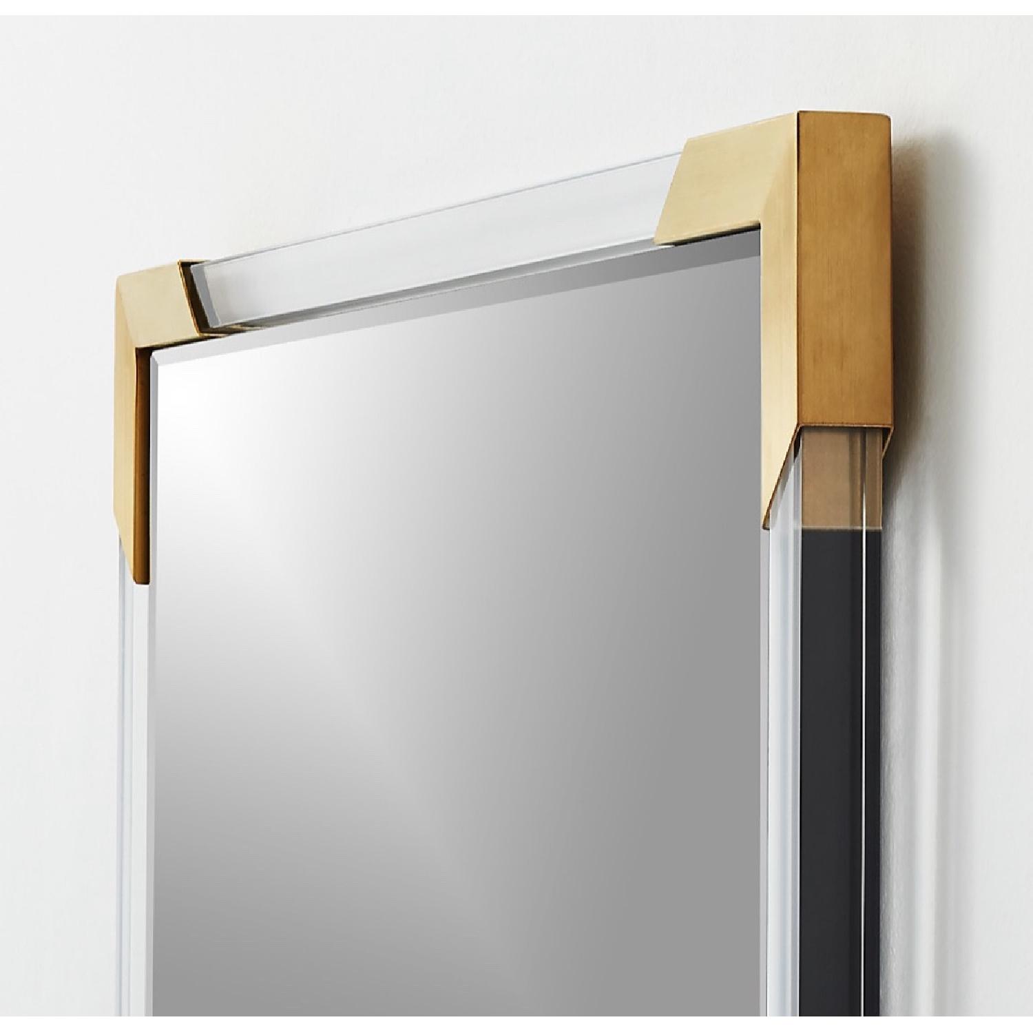 CB2 Rectangular Mirror in Gold/Acrylic - image-2