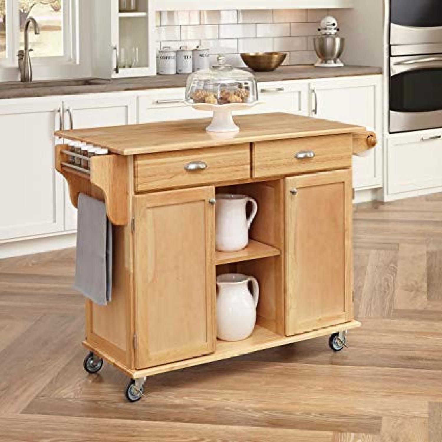 Home Styles Furniture Napa Kitchen Island w/ Butcher Block - image-1