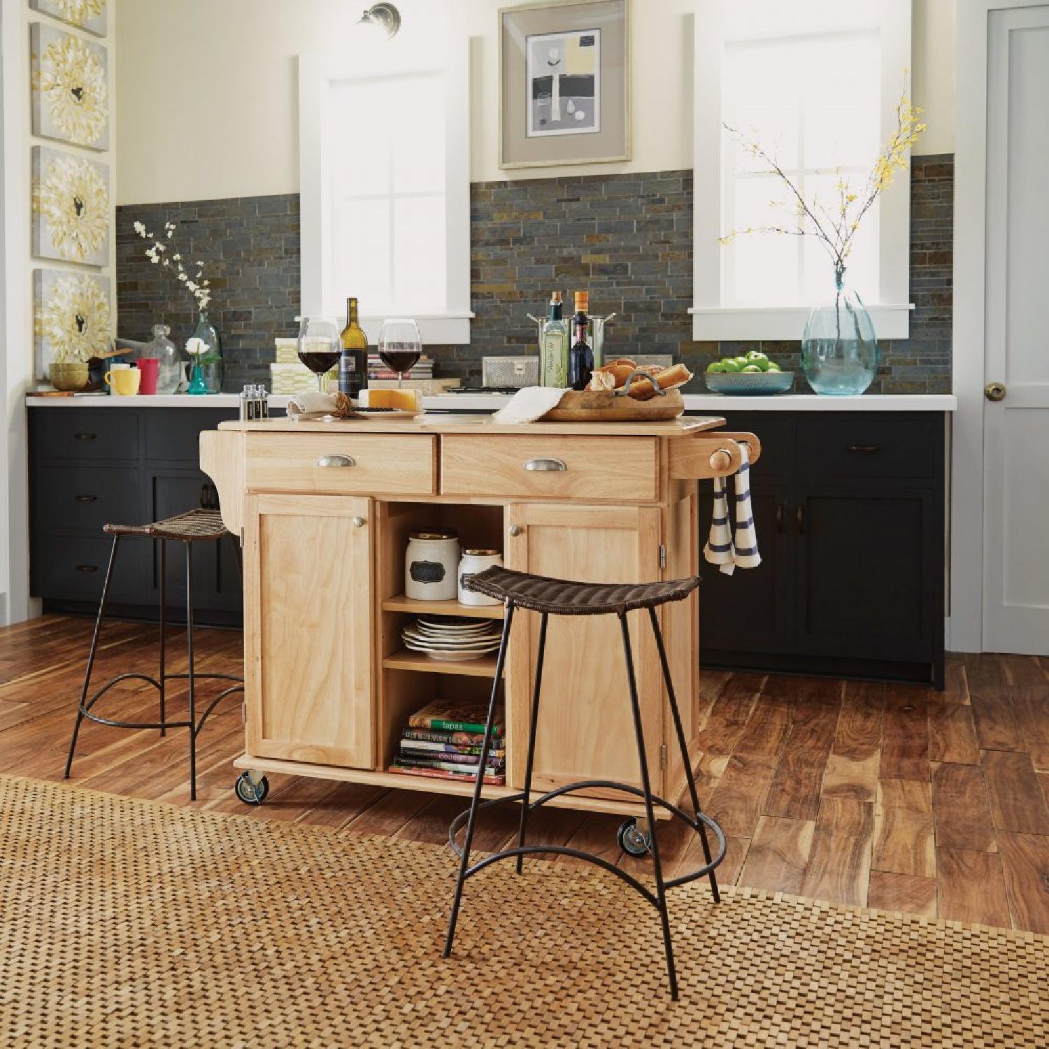 Home Styles Furniture Napa Kitchen Island w/ Butcher Block - image-2