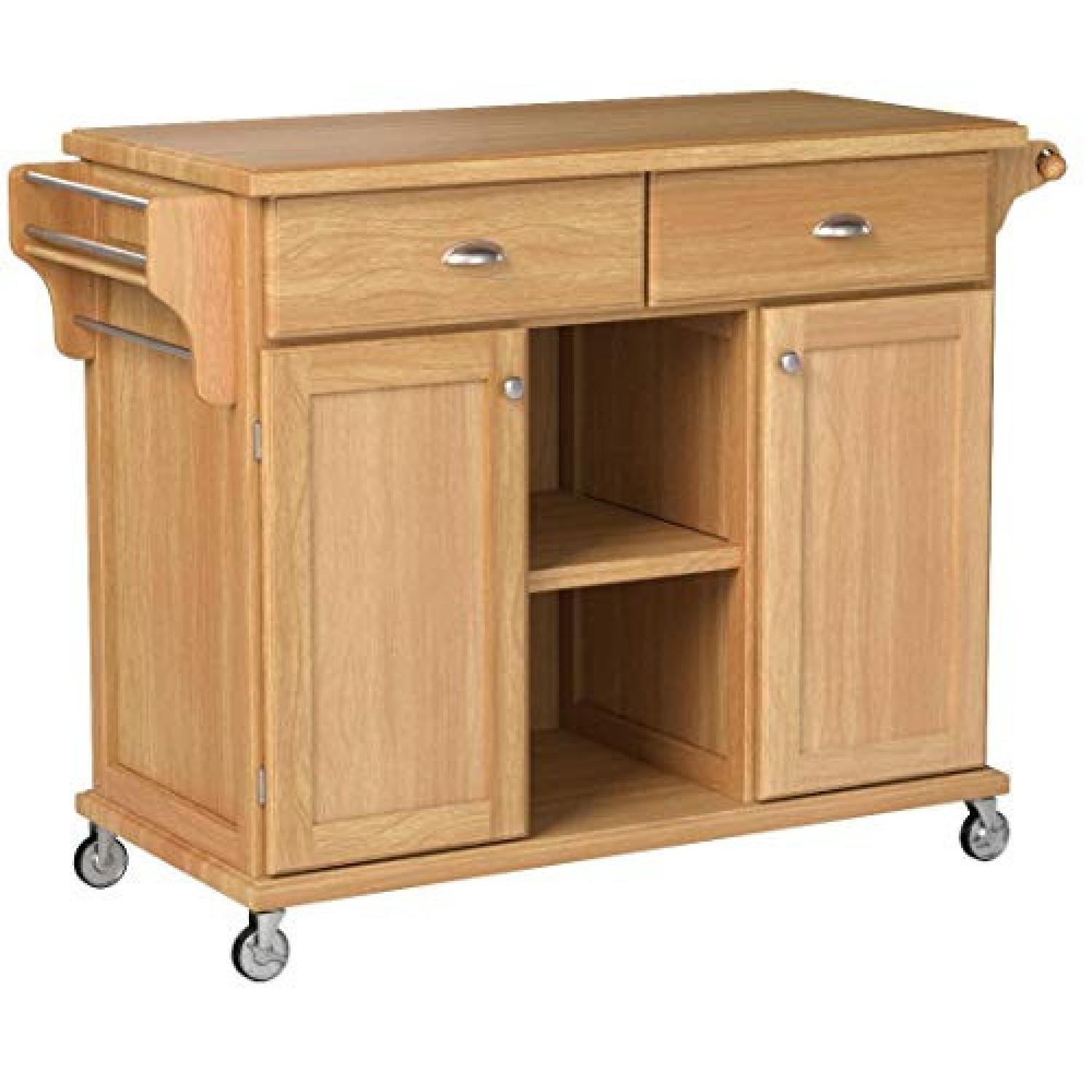 Home Styles Furniture Napa Kitchen Island w/ Butcher Block - image-0
