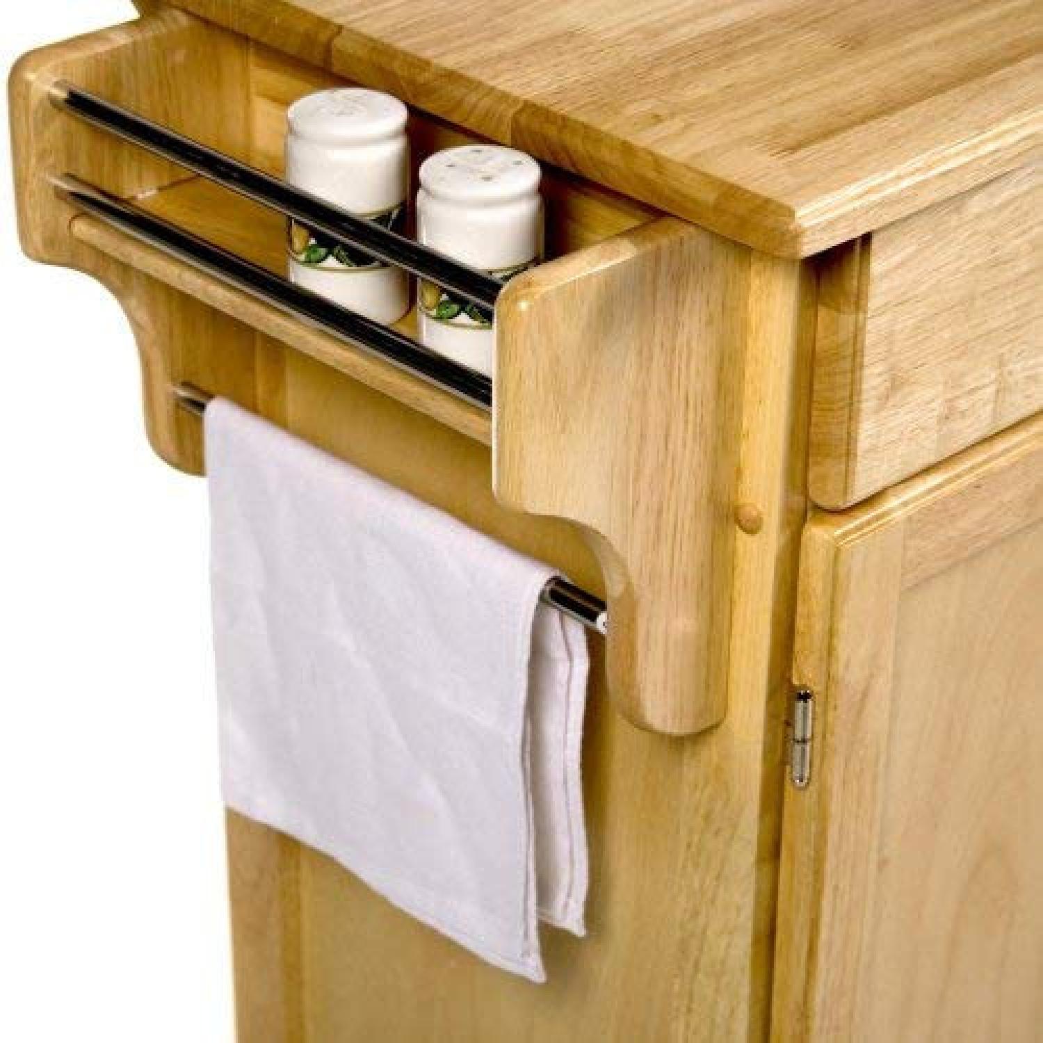 Home Styles Furniture Napa Kitchen Island w/ Butcher Block - image-5