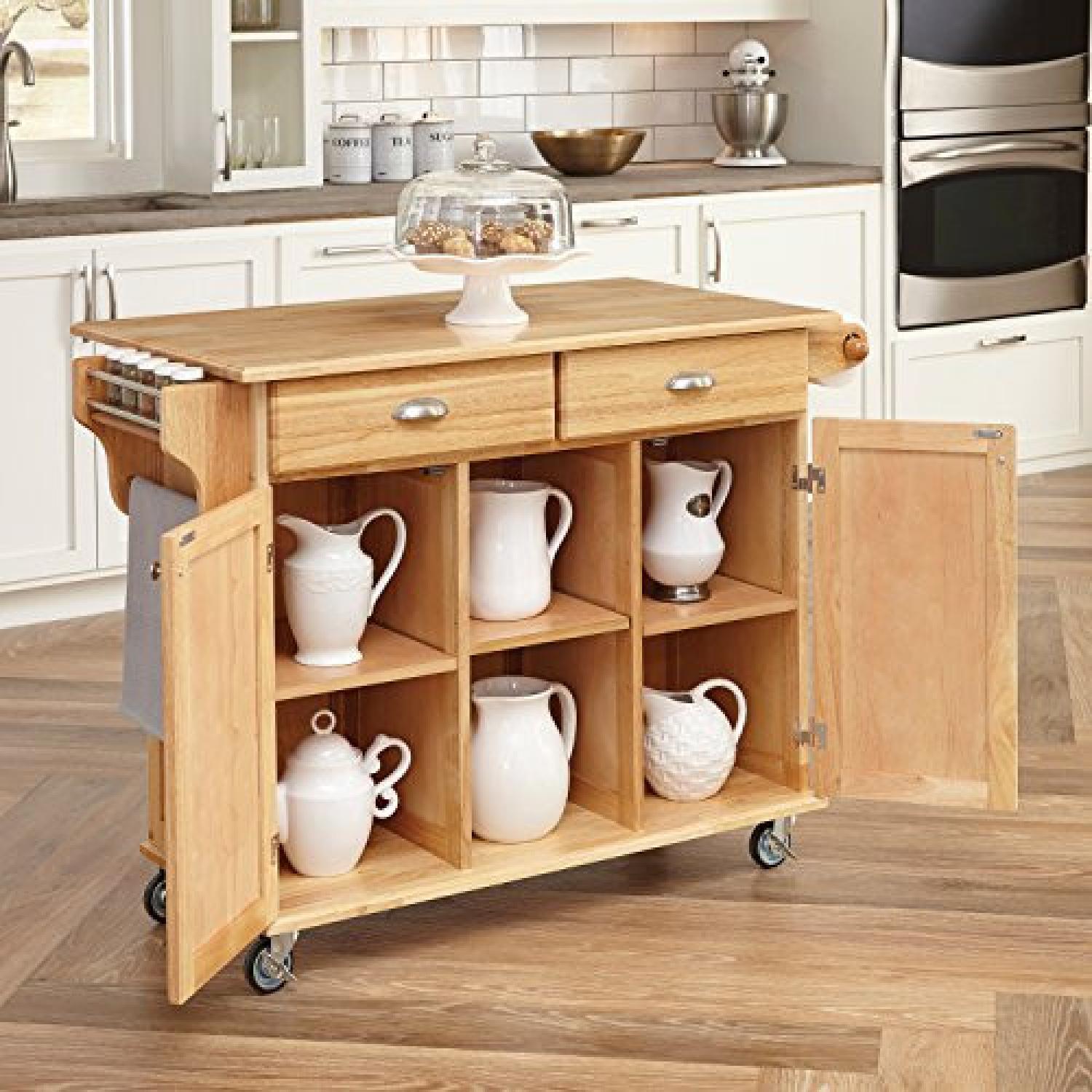 Home Styles Furniture Napa Kitchen Island w/ Butcher Block - image-4