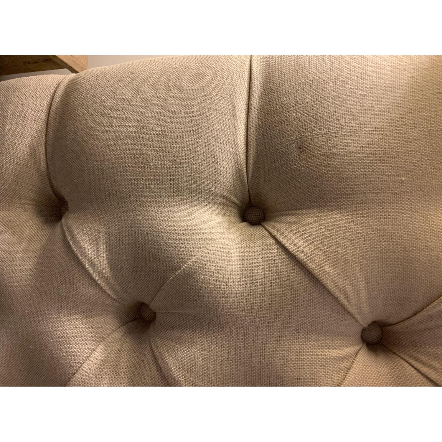 Pottery Barn Chesterfield Upholstered Queen Bed - image-5