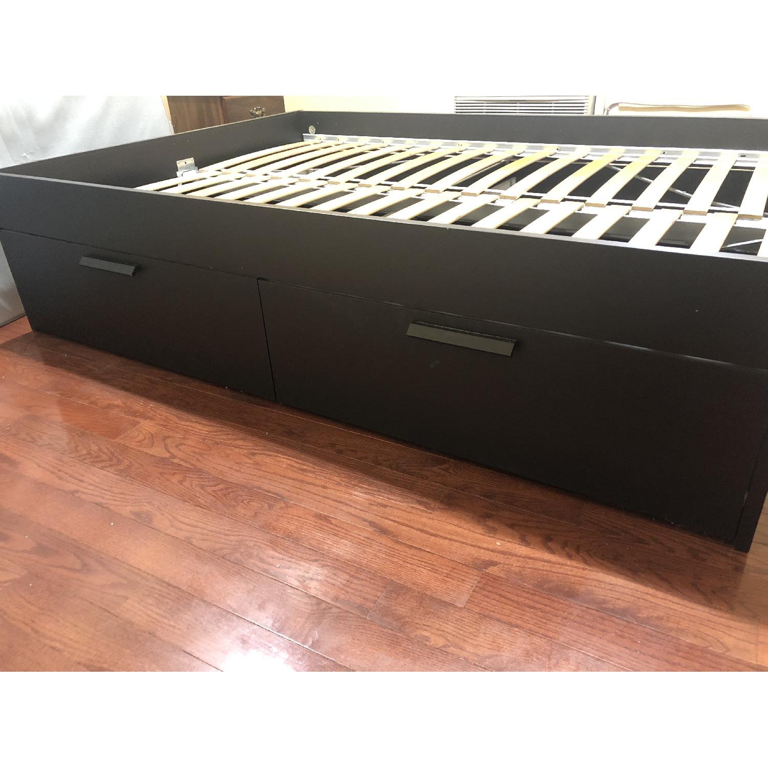 Ikea Brimnes Full Size Storage Bed AptDeco