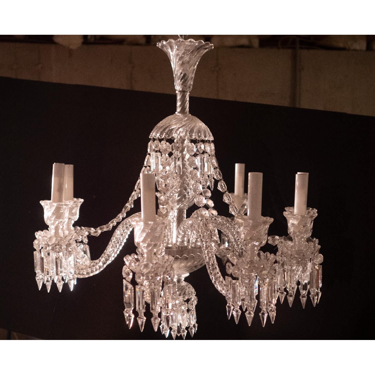 21st Century Baccarat 8 Light Crystal Chandelier - image-1