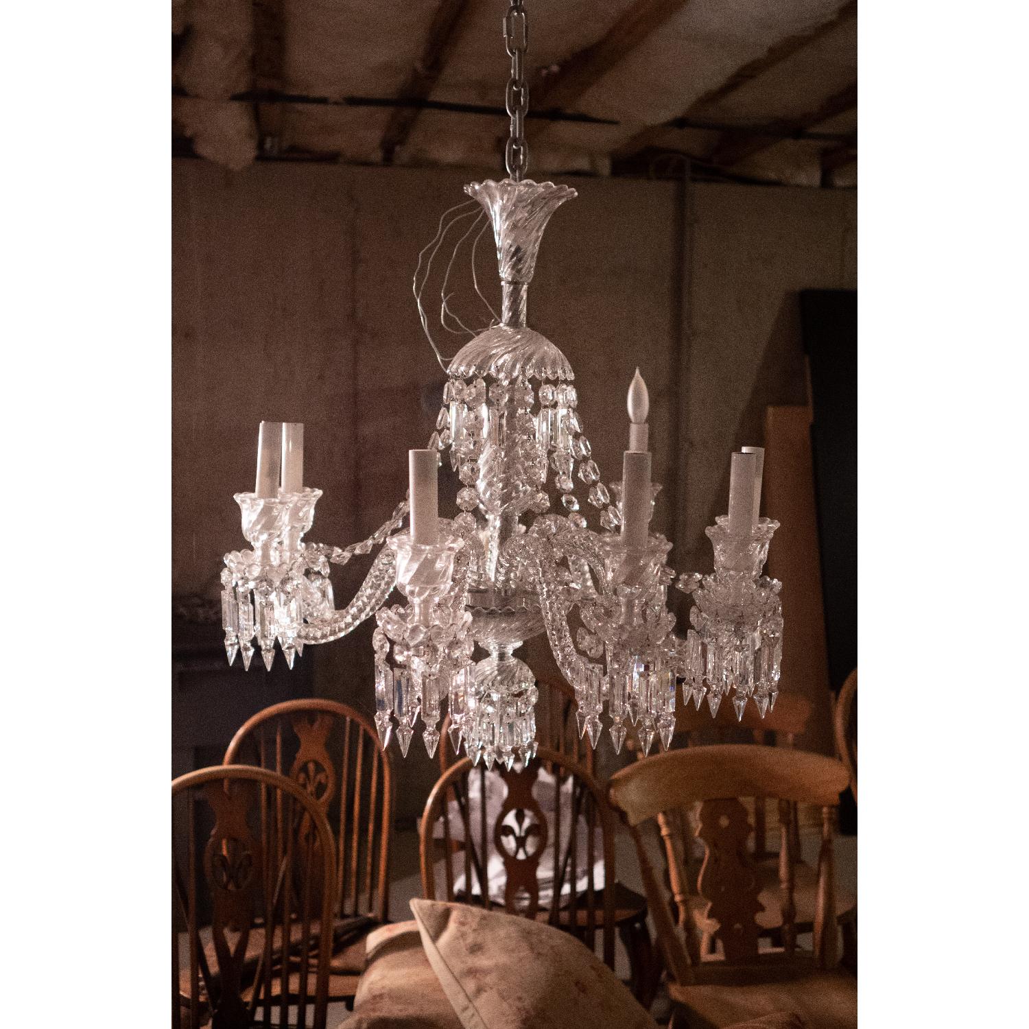 21st Century Baccarat 8 Light Crystal Chandelier - image-7