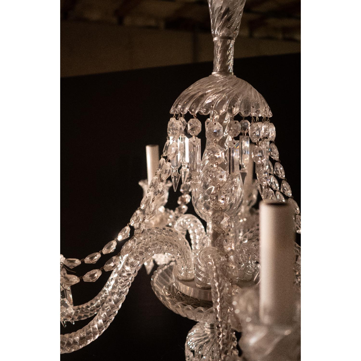 21st Century Baccarat 8 Light Crystal Chandelier - image-9