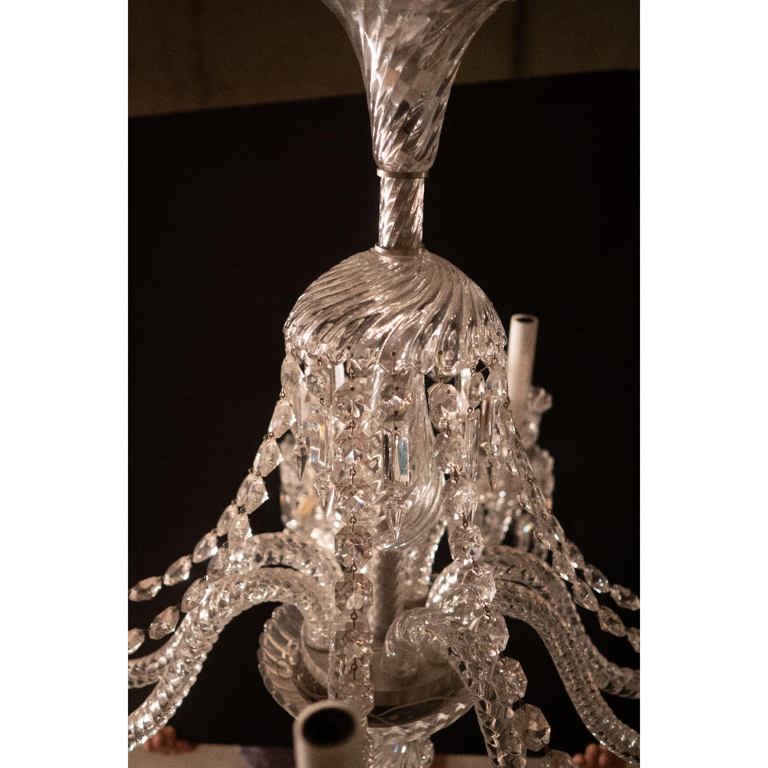 21st Century Baccarat 8 Light Crystal Chandelier - image-5