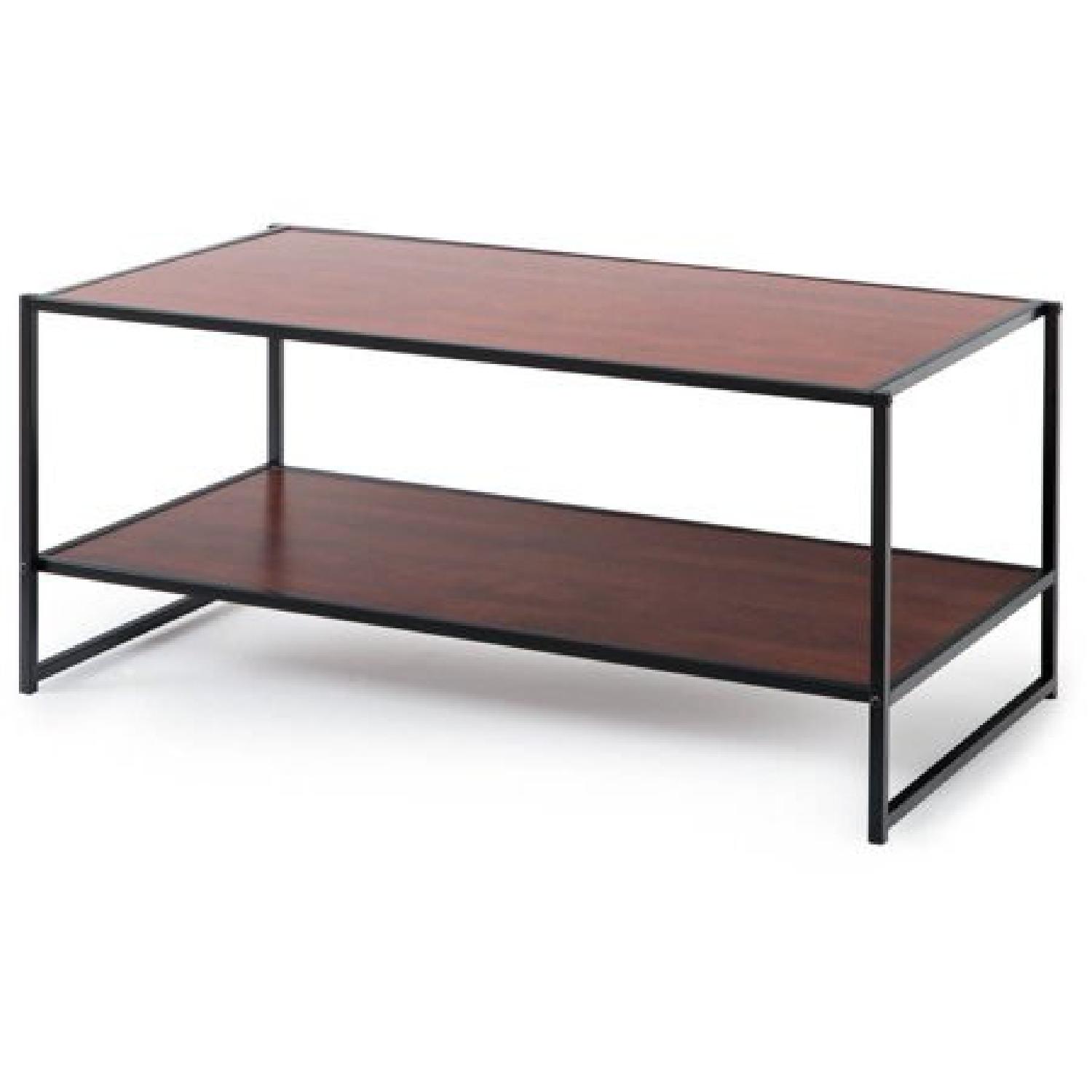Zinus Troy Modern Studio Deluxe Rectangular Coffee Table AptDeco