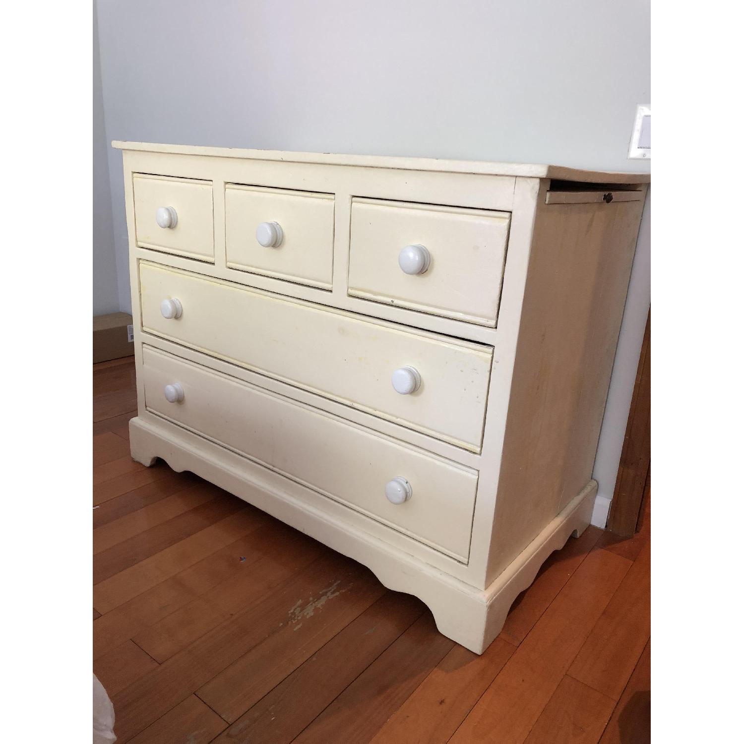 Pottery Barn Pastel Yellow Dresser - image-1