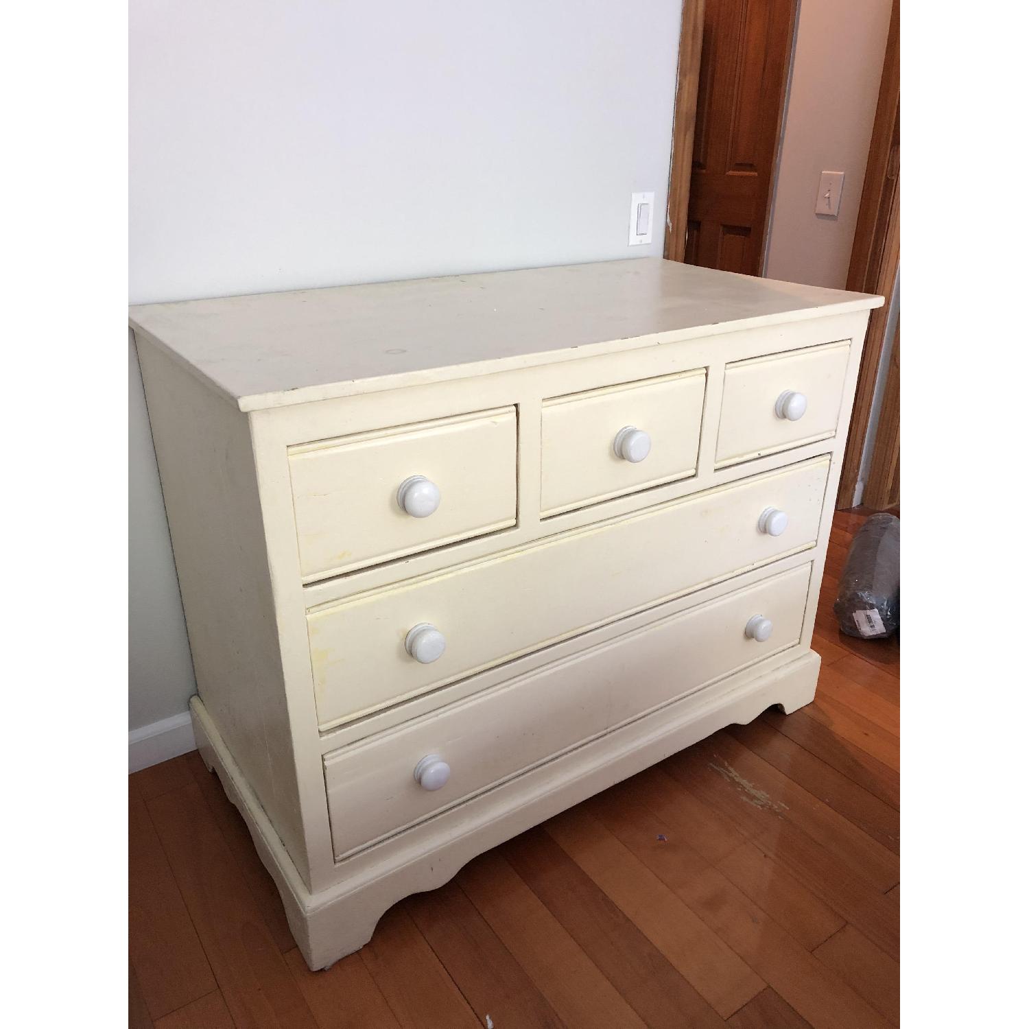 Pottery Barn Pastel Yellow Dresser - image-3