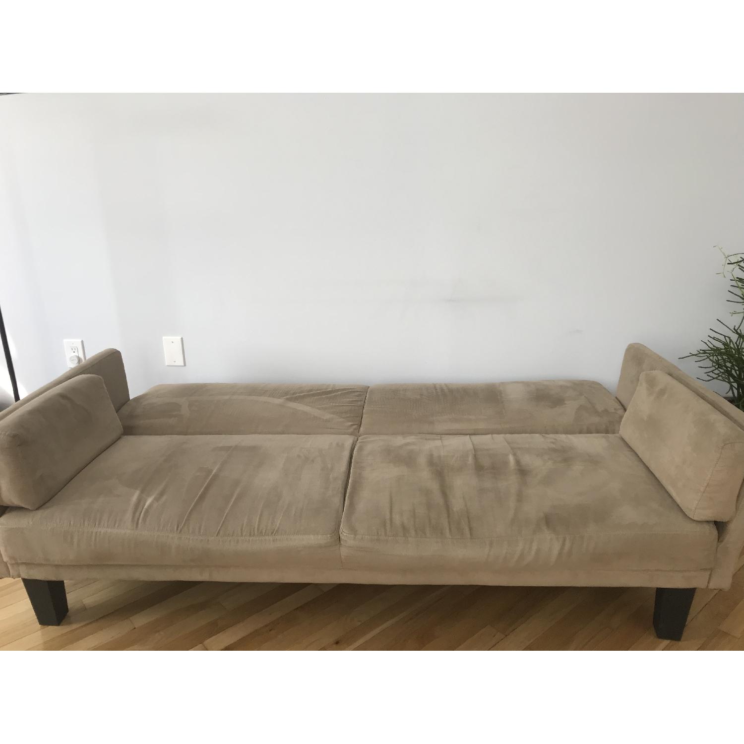 West Elm Convertible Futon Sofa AptDeco