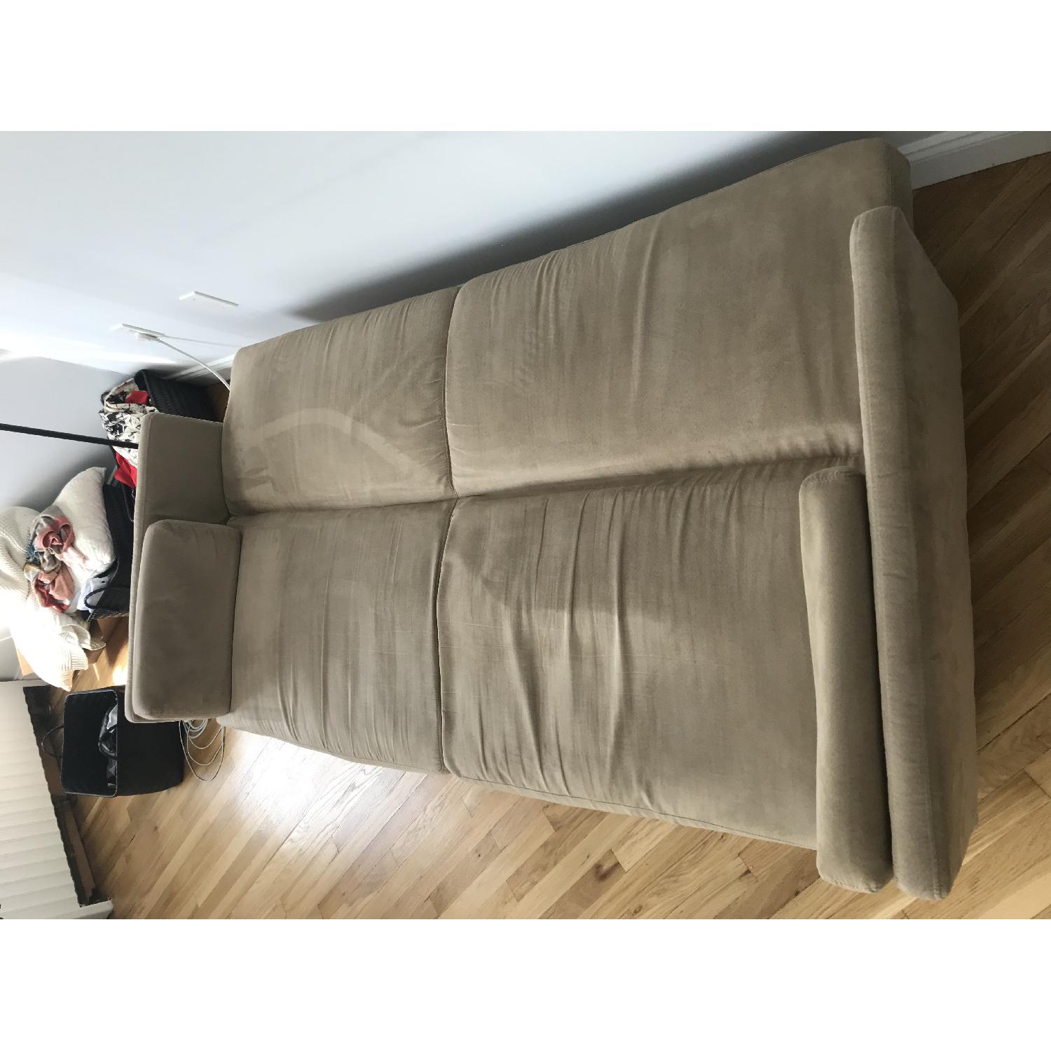 West Elm Convertible Futon Sofa AptDeco