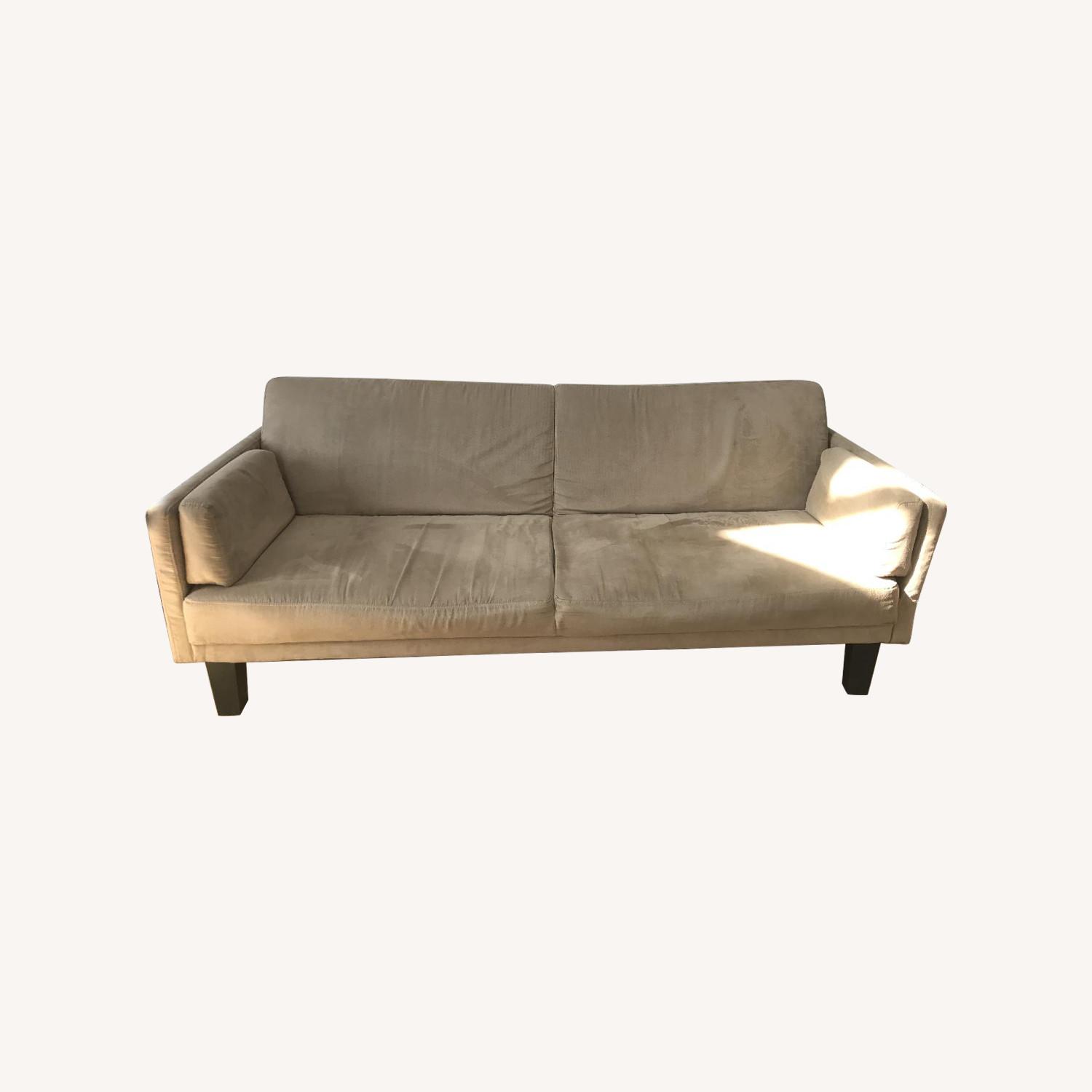 West Elm Convertible Futon Sofa AptDeco
