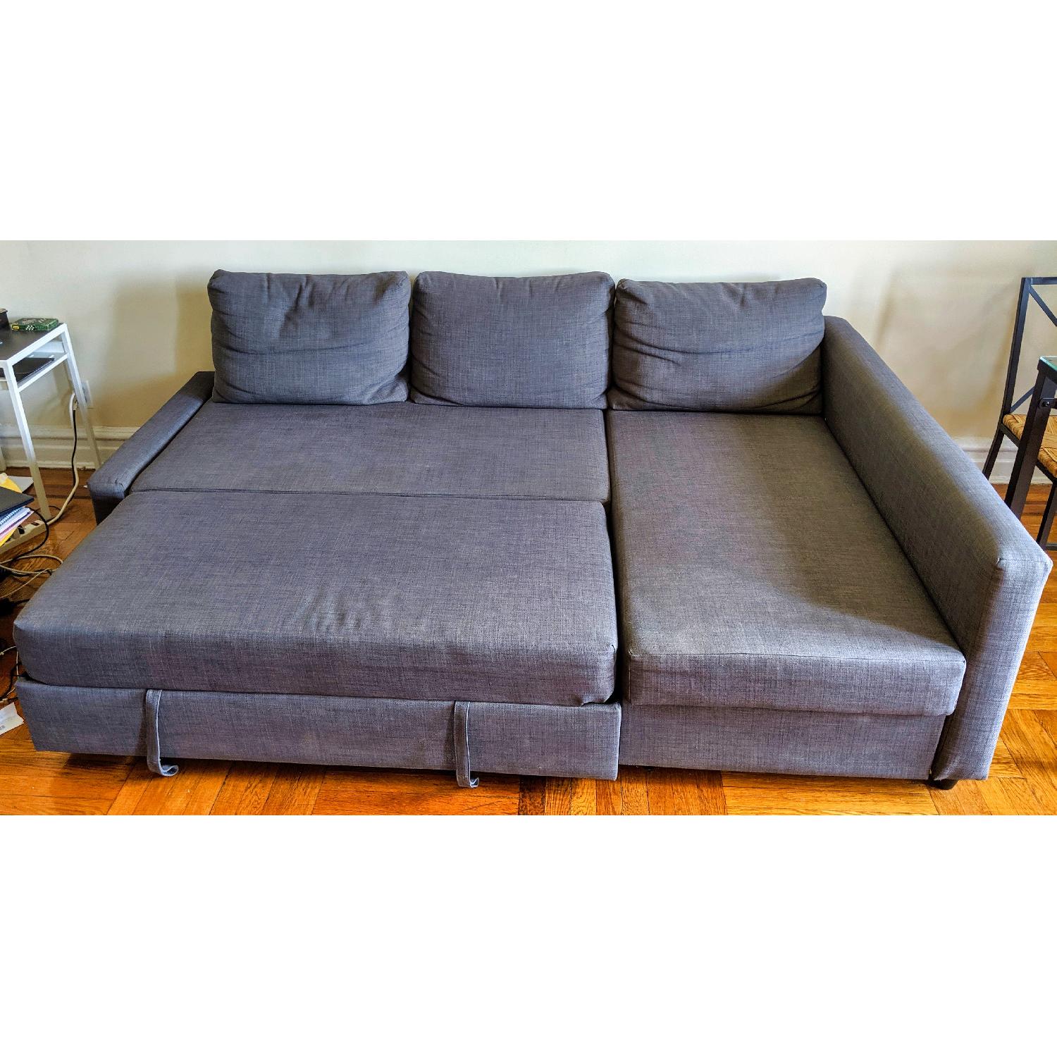 Ikea Friheten Sleeper Sectional Sofa W Storage For Sale On Aptdeco