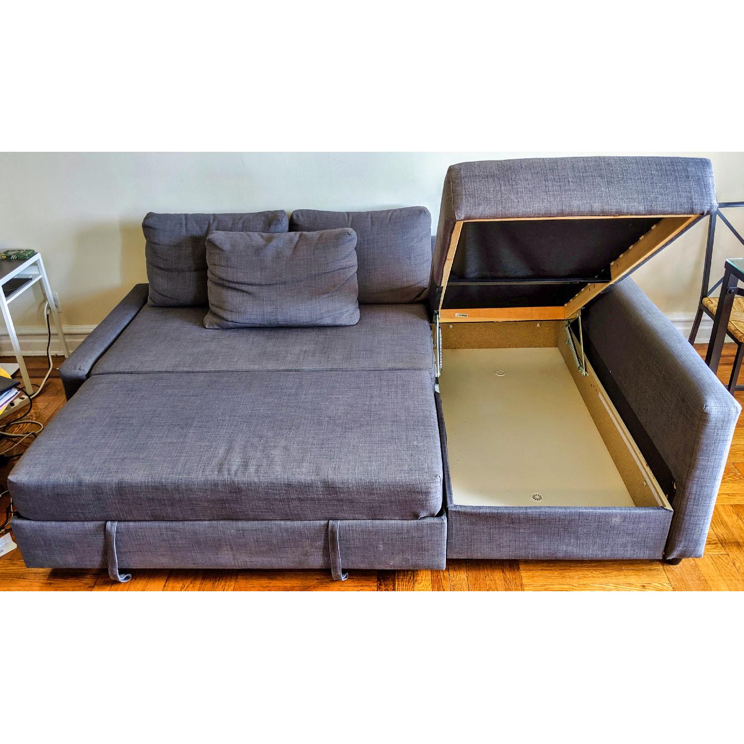 Ikea Friheten Sleeper Sectional Sofa w/ Storage - image-3