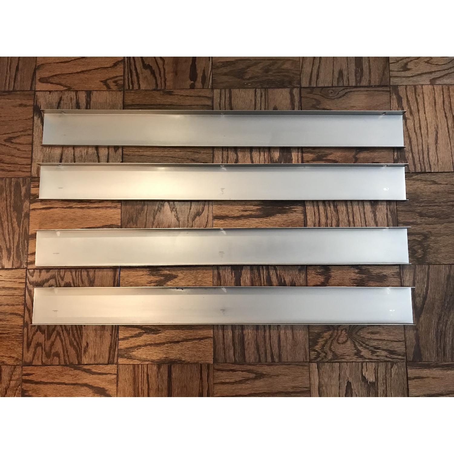 CB2 Steel Floating Picture Ledge Wall Shelves AptDeco