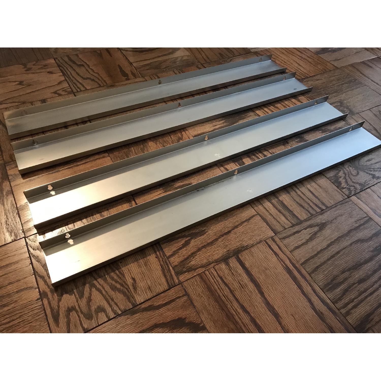 CB2 Steel Floating Picture Ledge Wall Shelves AptDeco