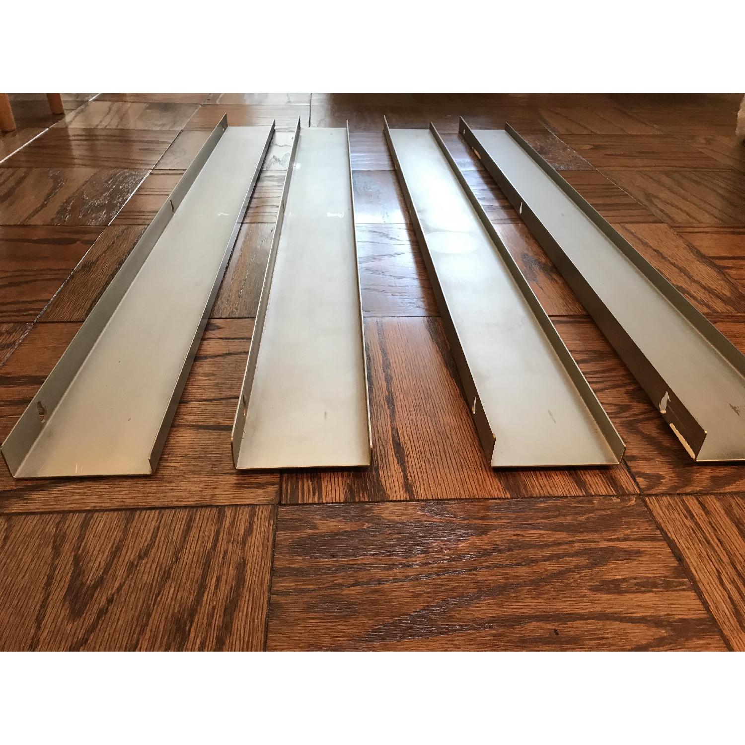 CB2 Steel Floating Picture Ledge Wall Shelves AptDeco