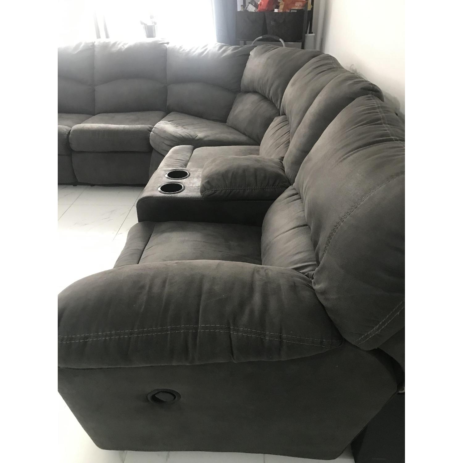 Ashley 2-Piece Reclining Sectional Sofa - image-1