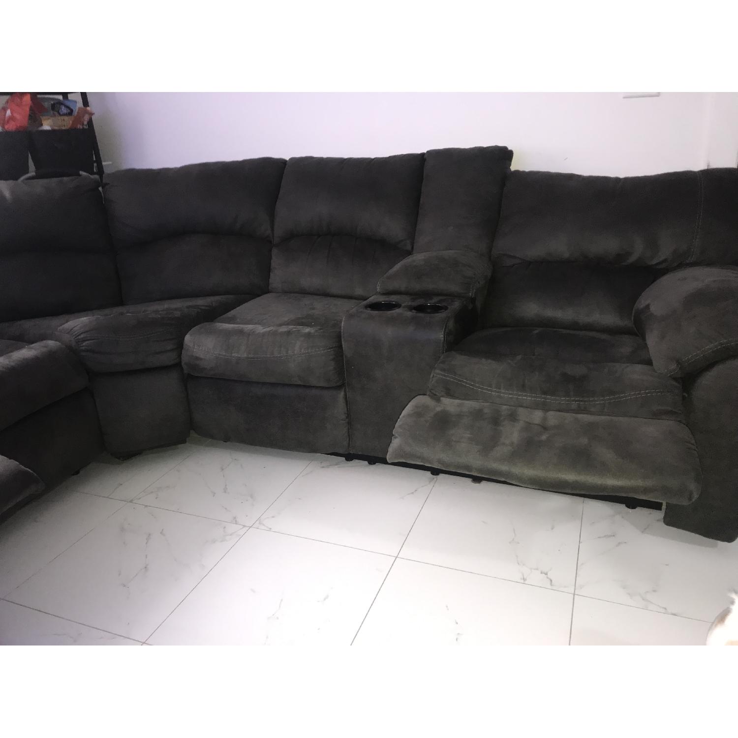 Ashley 2-Piece Reclining Sectional Sofa - image-2