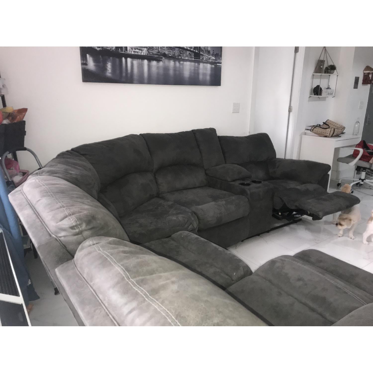 Ashley 2-Piece Reclining Sectional Sofa - image-3