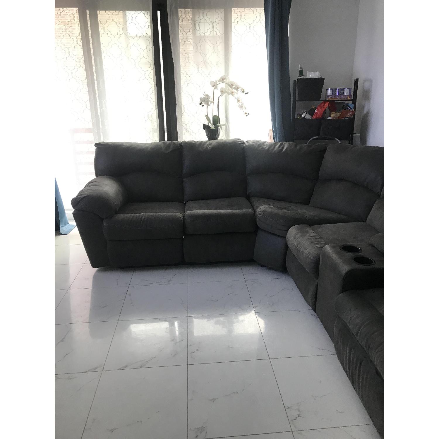 Ashley 2-Piece Reclining Sectional Sofa - image-4