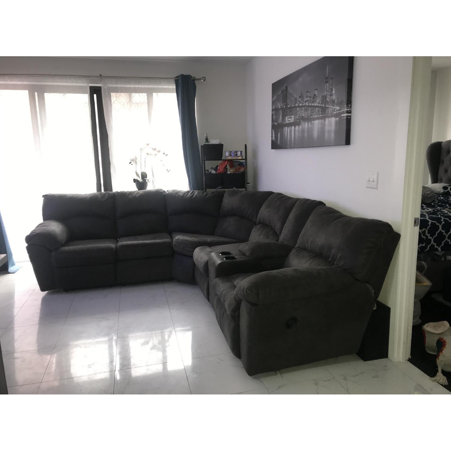 Ashley 2-Piece Reclining Sectional Sofa - image-5