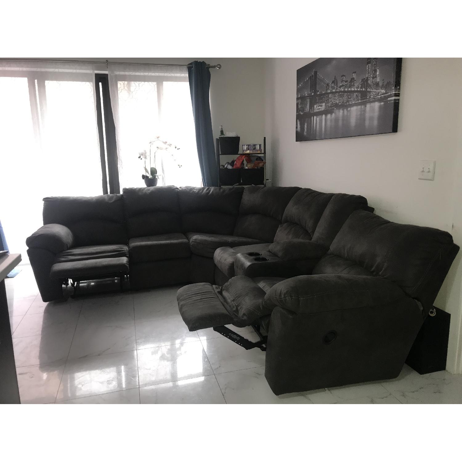 Ashley 2-Piece Reclining Sectional Sofa - image-6