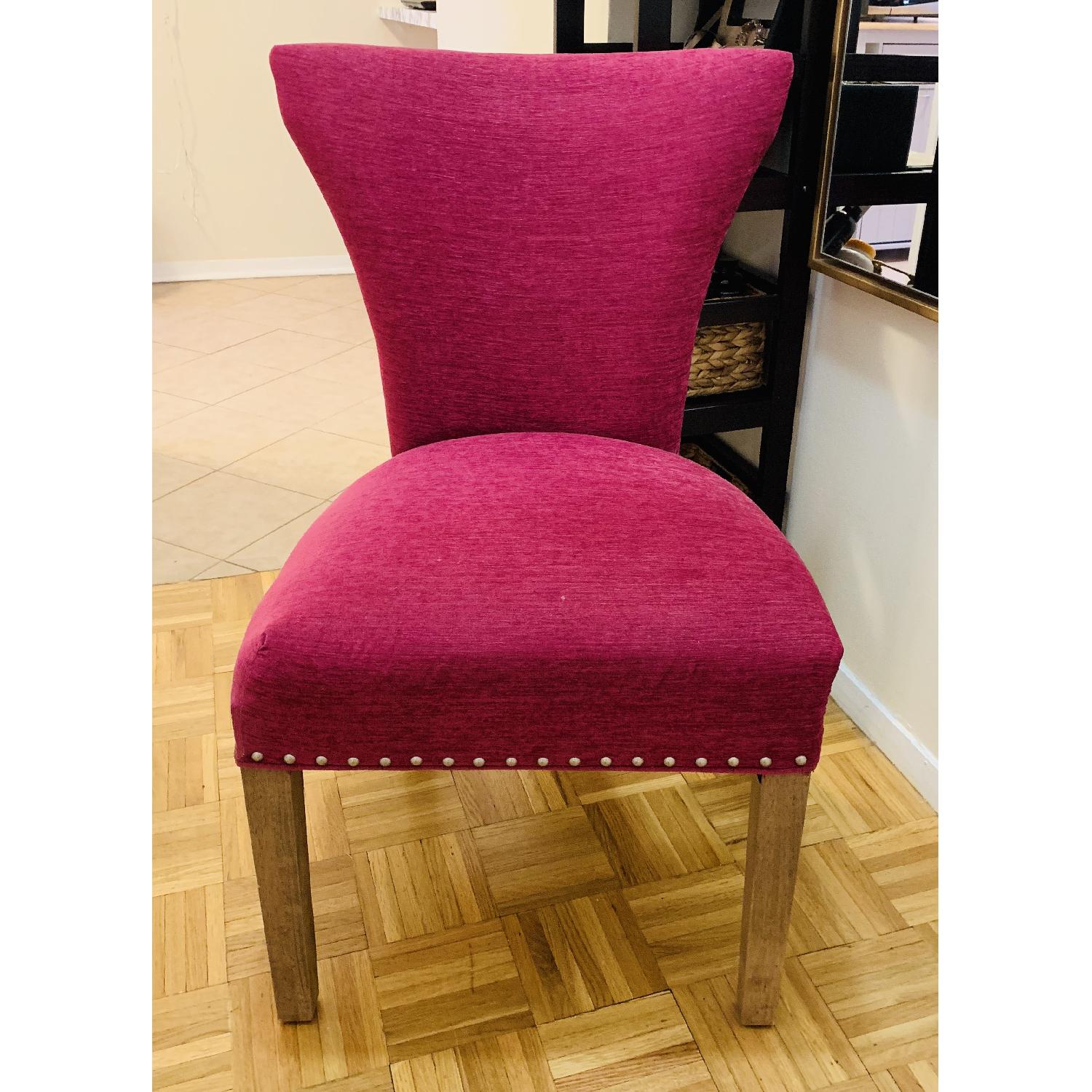 HomeGoods Purple/Pinkish Accent Chair - image-1