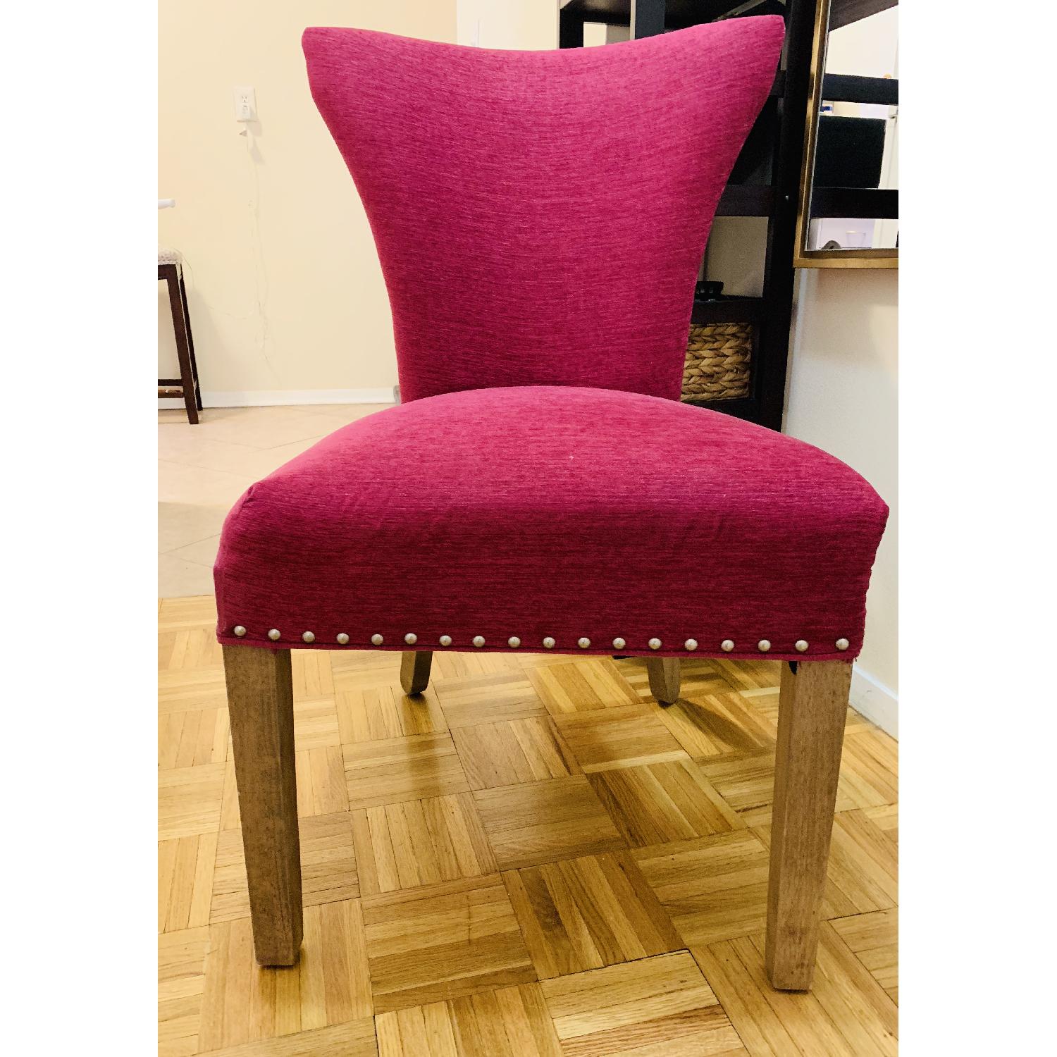 HomeGoods Purple/Pinkish Accent Chair - image-2