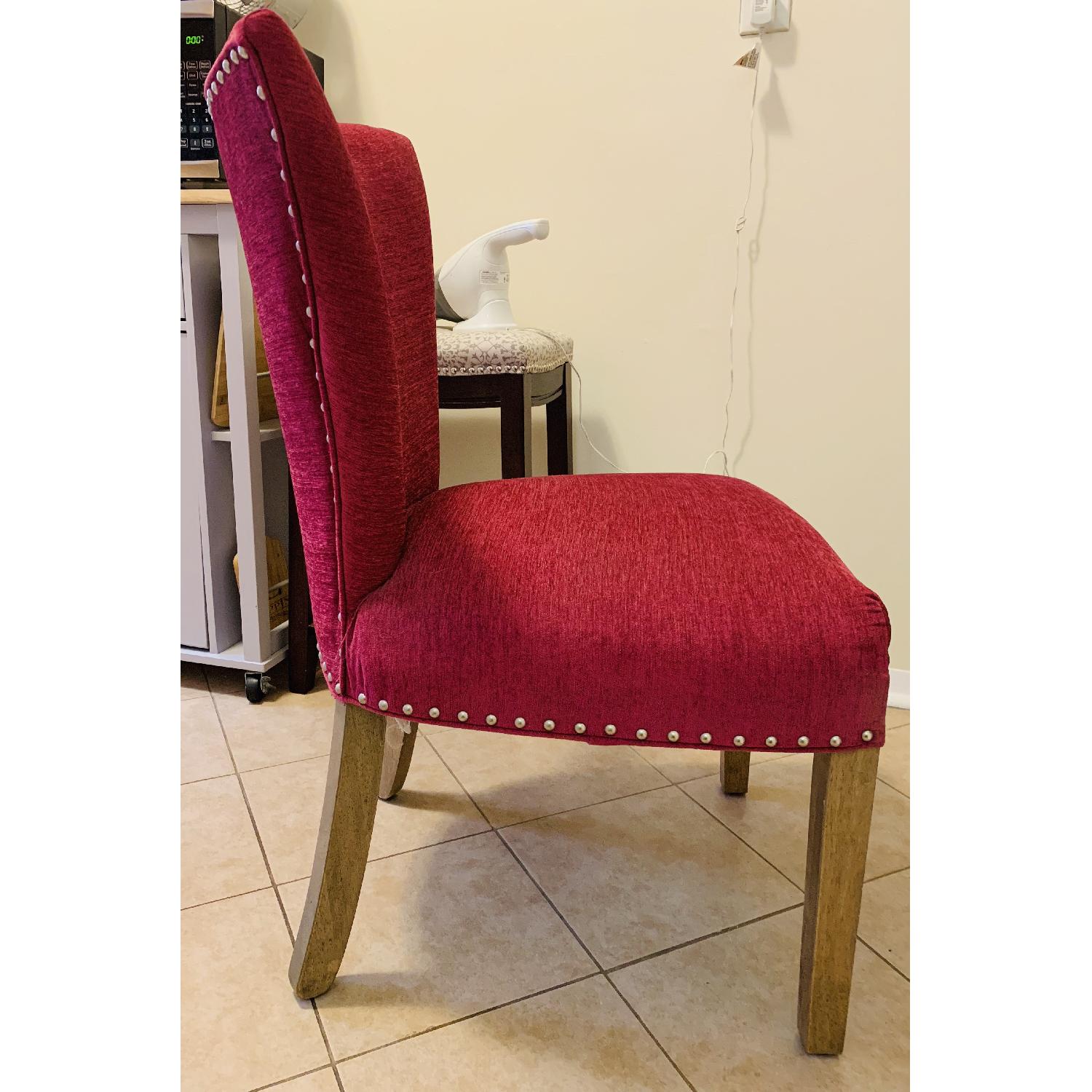 HomeGoods Purple/Pinkish Accent Chair - image-3