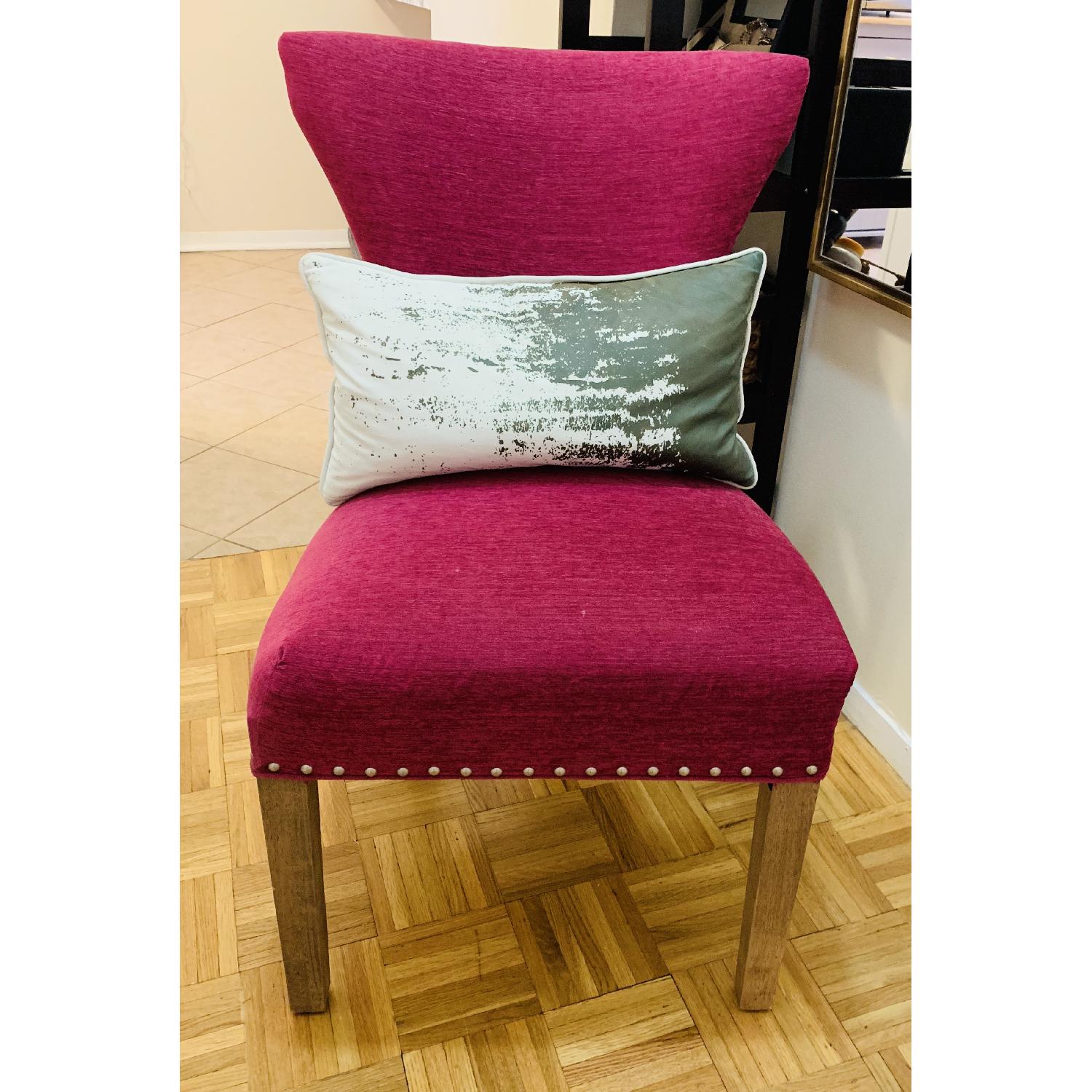 HomeGoods Purple/Pinkish Accent Chair - image-5