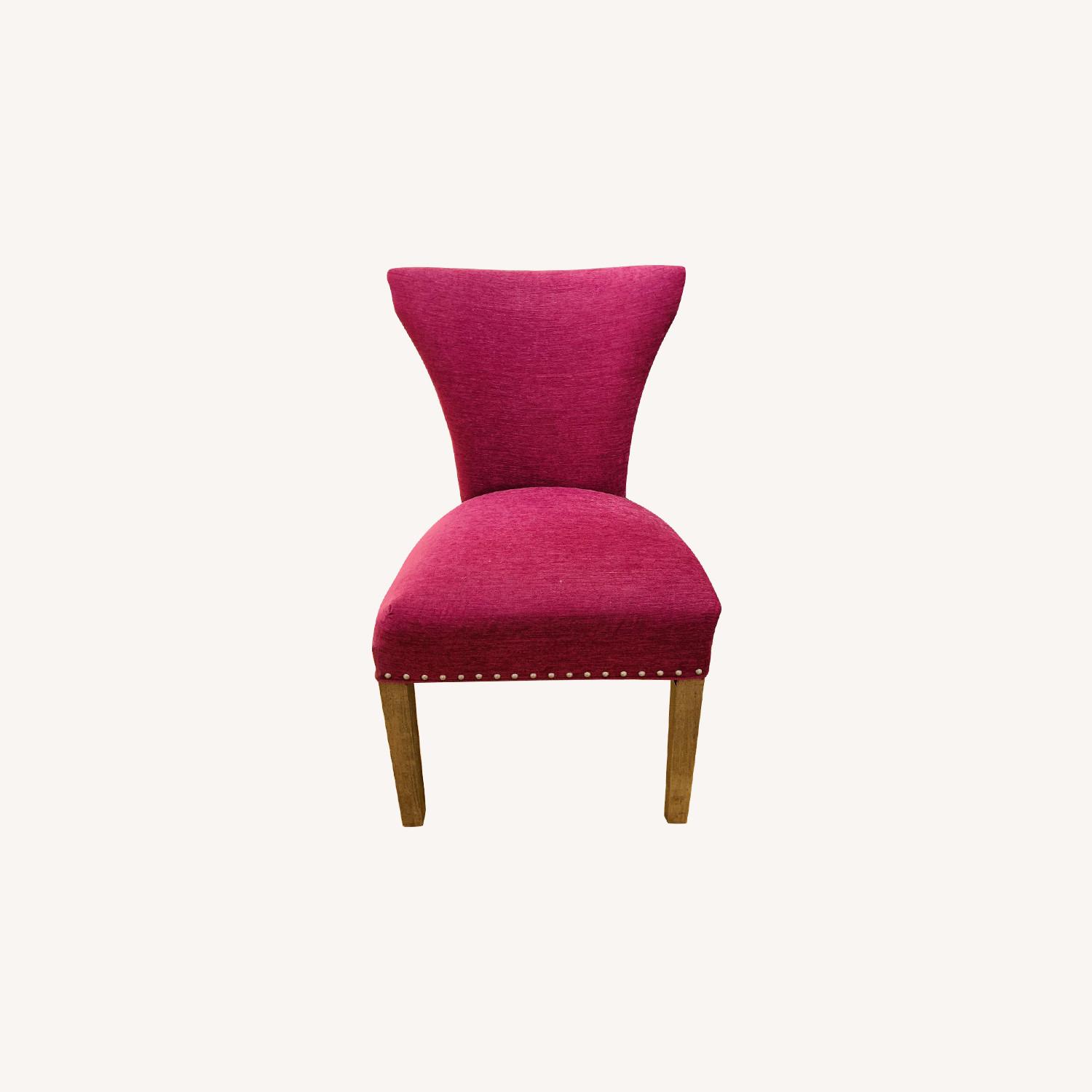 HomeGoods Purple/Pinkish Accent Chair - image-0