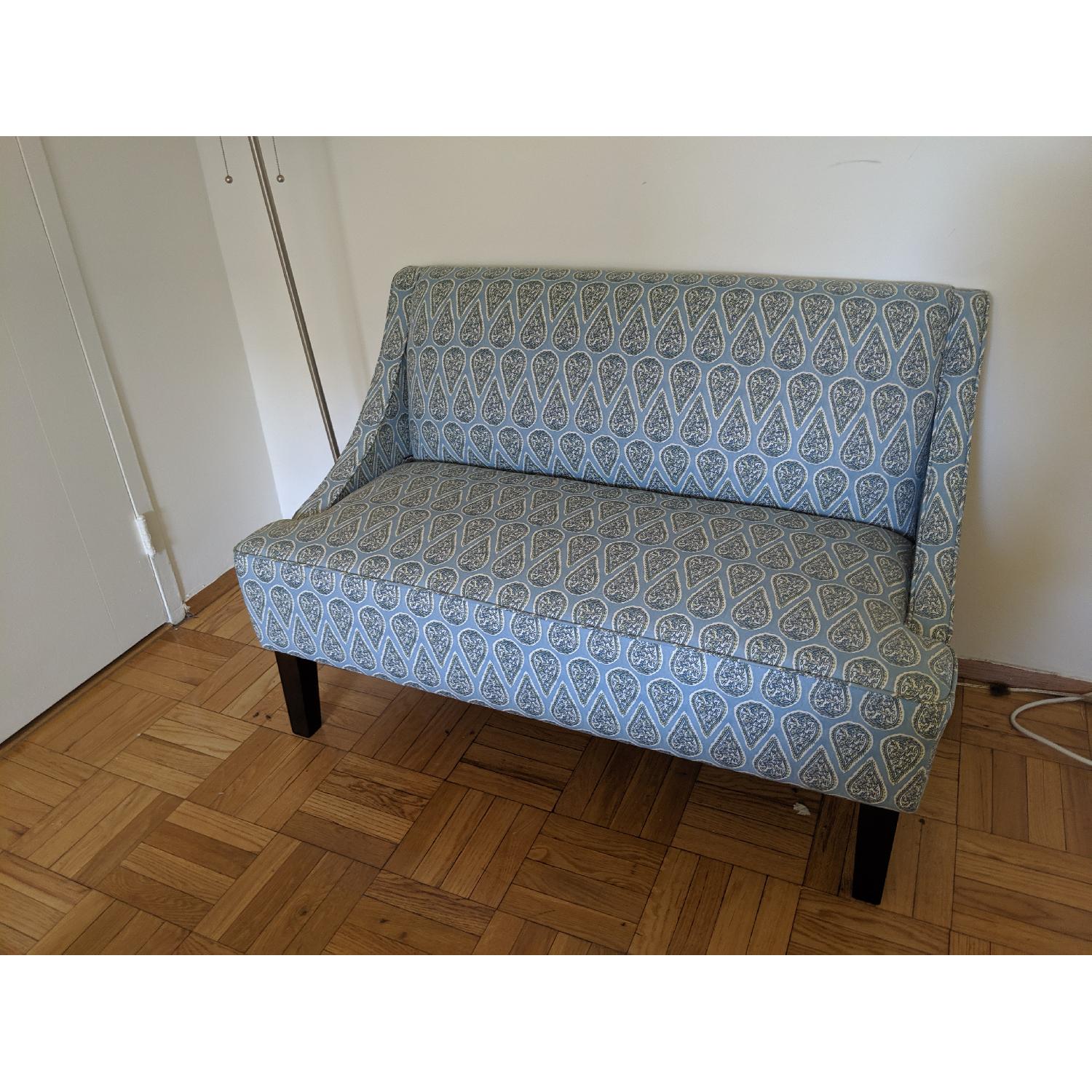 Target Seaford Swoop Loveseat in Mist Blue - image-2
