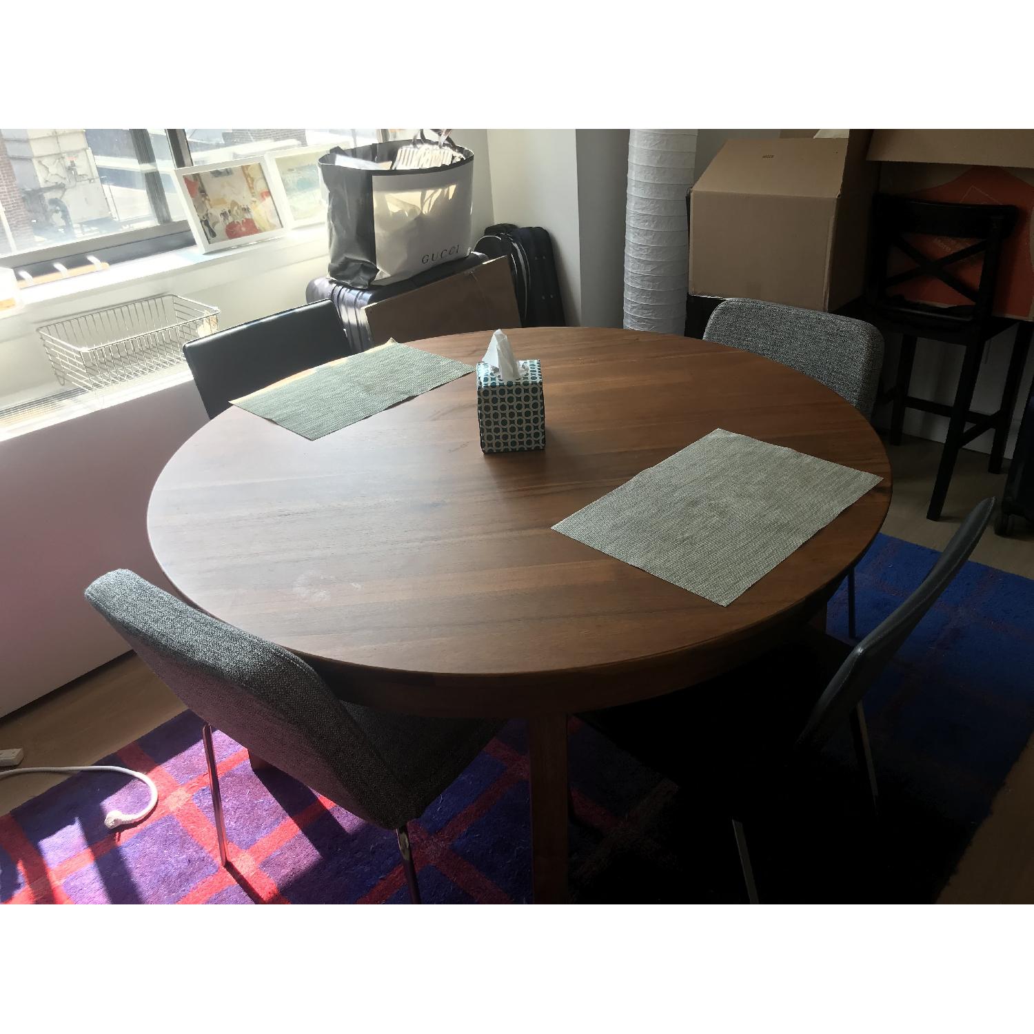 CB2 Round Wood Dining Table - image-2