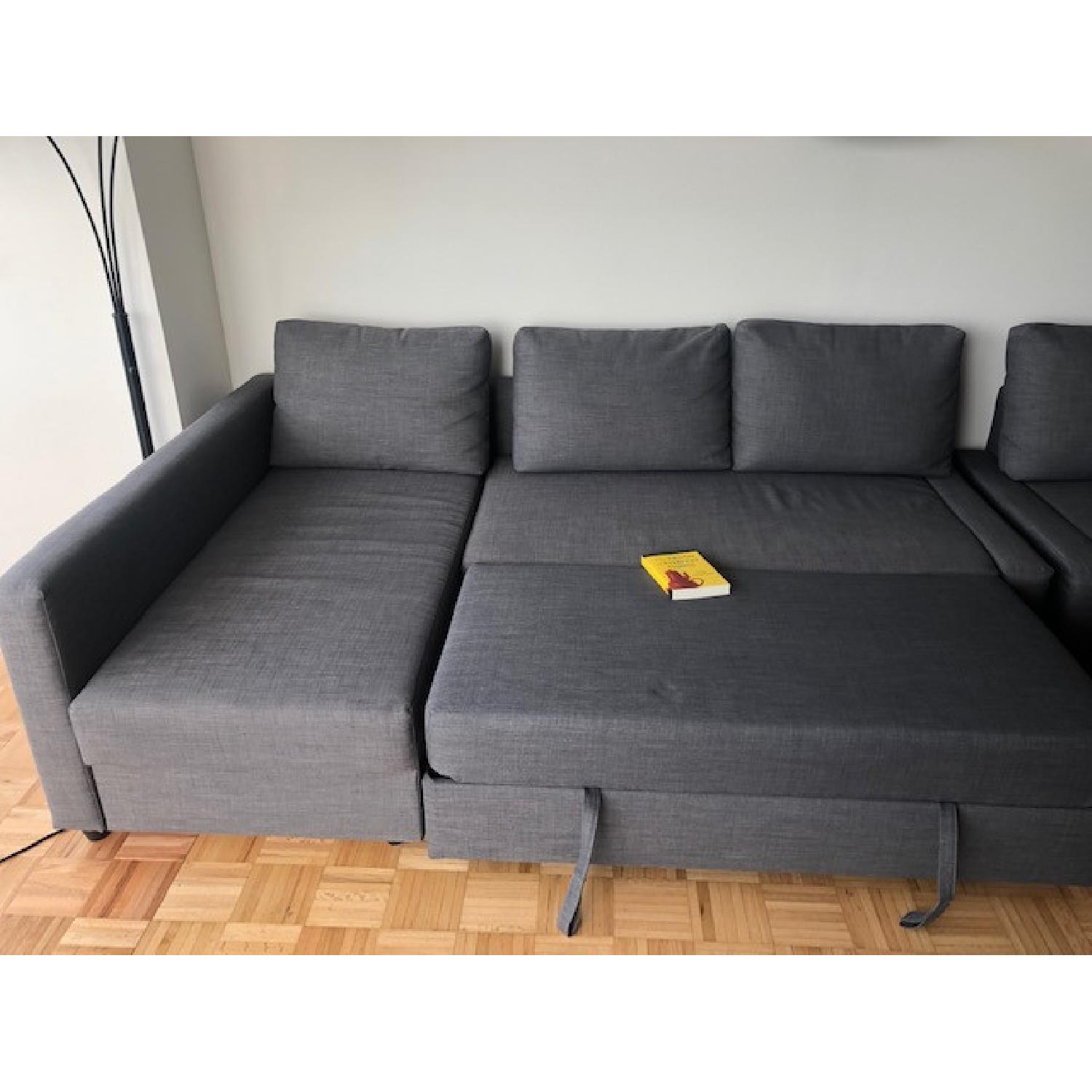 Ikea Friheten 3 Seat Sleeper Sectional Sofa w/ Storage - image-3