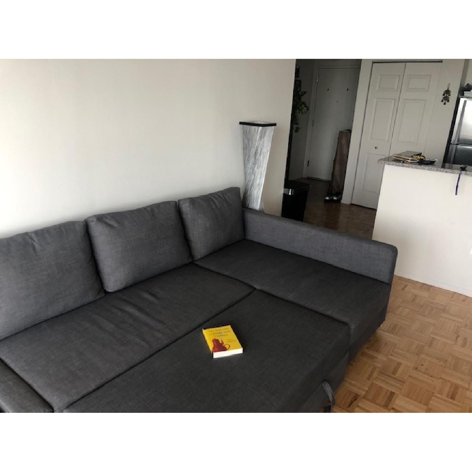 Ikea Friheten 3 Seat Sleeper Sectional Sofa w/ Storage - image-6