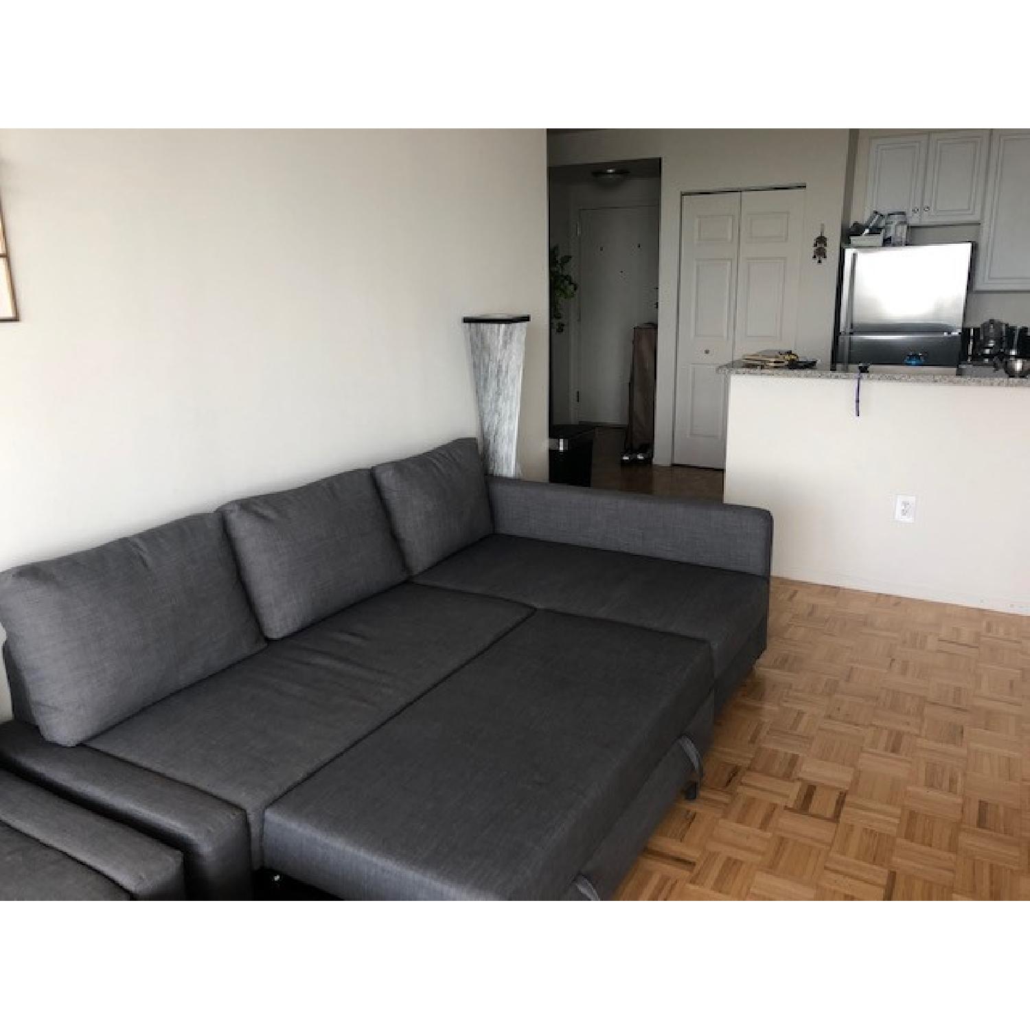 Ikea Friheten 3 Seat Sleeper Sectional Sofa w/ Storage - image-10